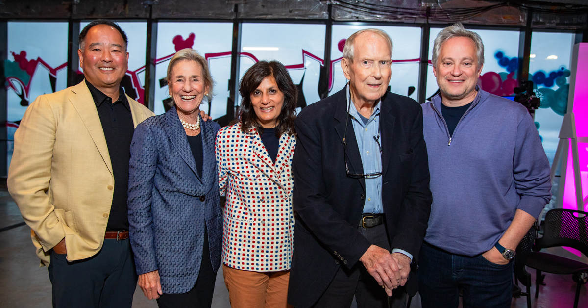 Photo of IBM and Ogilvy leadership.