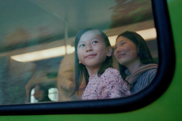 A Different Type fo Screen Time — Metrolinx Young child looking out the window of a train