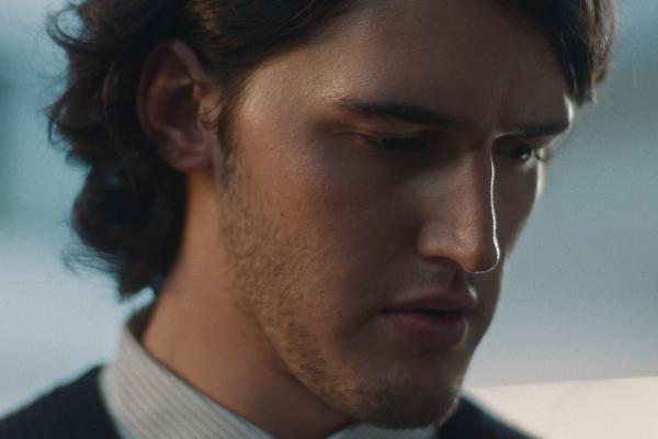 Close up of a young professional man in a suit